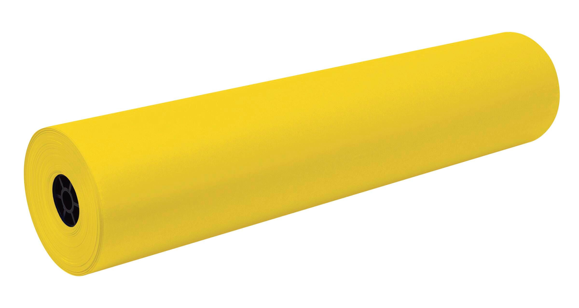Tru-Ray Art Roll, 36 Inches x 500 Feet, 76 lb, Yellow 055054